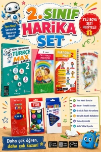 2.Sınıf Harika Set (Boya Seti Hediyeli)